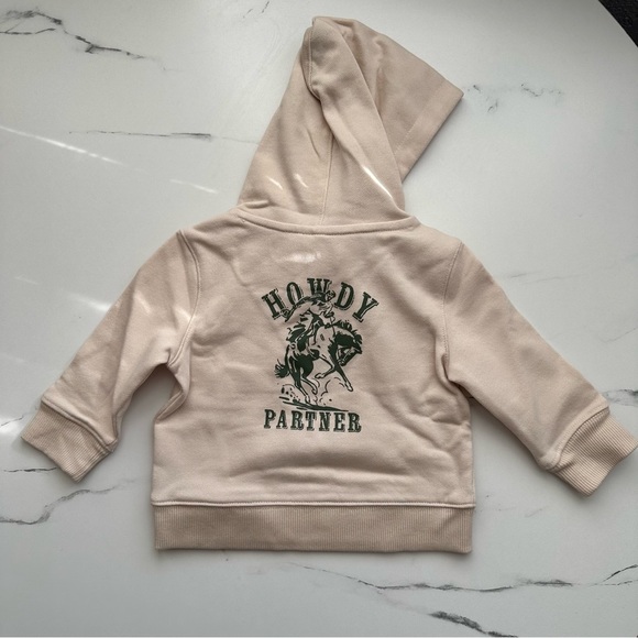 NWT Janie and Jack Cowboy Hooded Sweatshirt Baby 6–12M - Picture 6 of 6